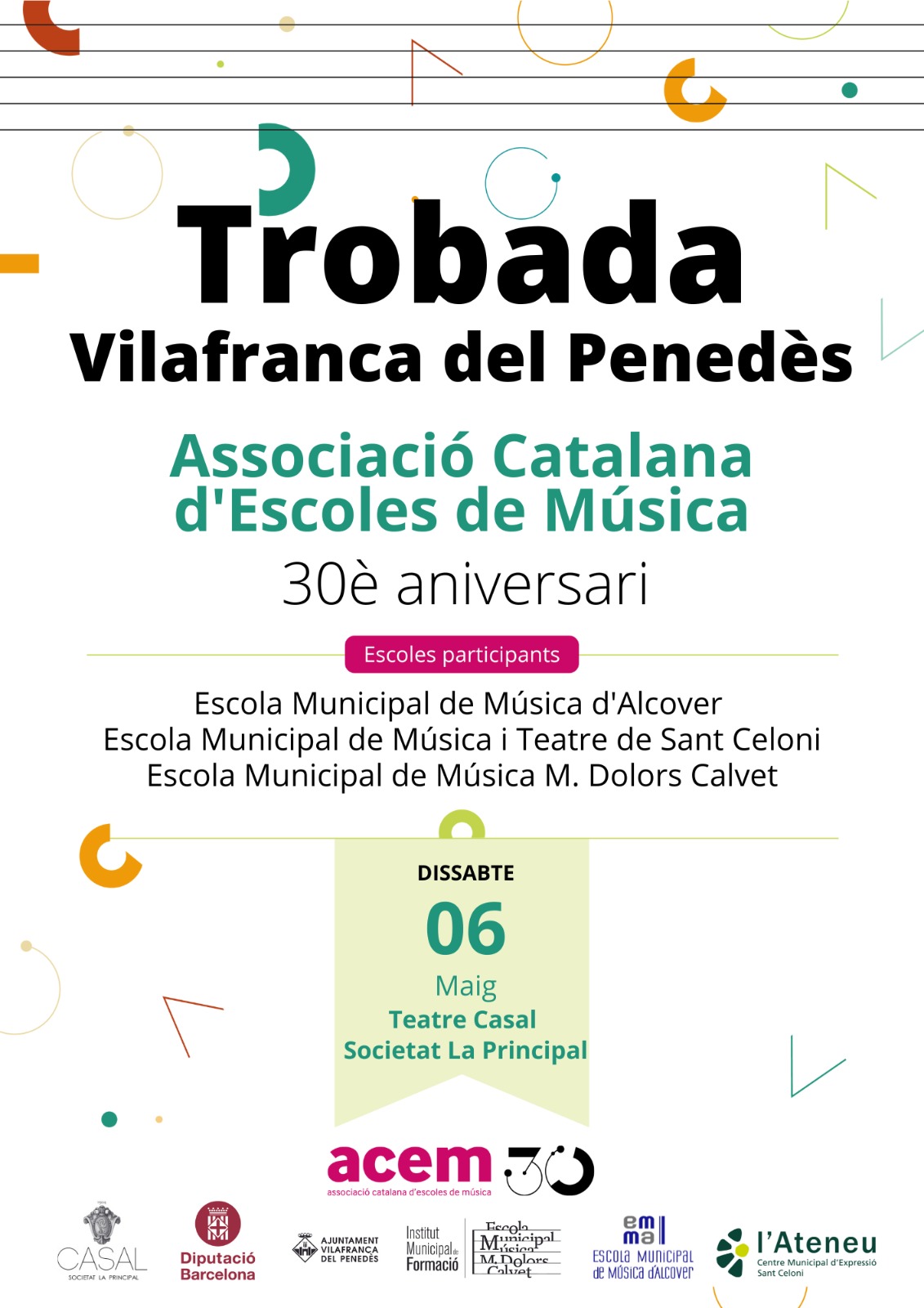 Cartell Tobada Vilafranca 30è ACEM-6 maig